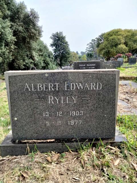 RYLEY Albert Edward 1903-1977