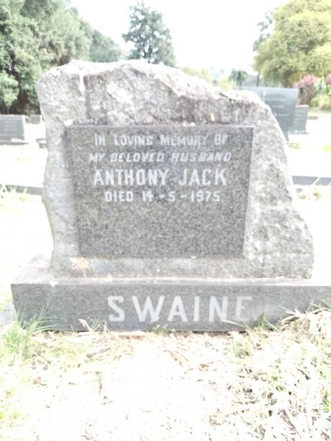 SWAINE Anthony Jack -1975