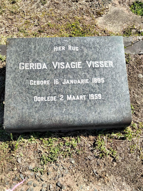 VISSER Gerida Visagie 1895-1959