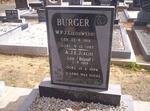 BURGER W.P.J.L. 1916-1987 &  A.J.E.J.  VOLLGRAAFF 1919-1994