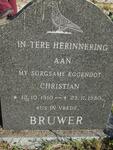 BRUWER Christian 1910-1980