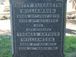 WILLIAMSON Thomas Arthur 1873-1961 & Hetty Elizabeth 1875-1920