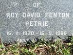 PETRIE Roy David Fenton 1920-1986