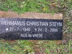 STEYN T.M. 1908-1965 & A.S.S. FABRICIUS 1906-1996 :: STEYN Hermanus Christian 1940-2006