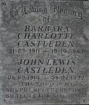 CASTLEDEN John Lewis 1910-1999 & Barbara Charlotte 1911-1987