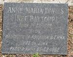 DAVIES Anne Maria nee BAYTOPP 1889-1962