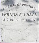 HALL Vernon F.J. 1923-1997