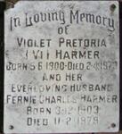 HAMER Fernie Charles 1903-1978 & Violet Pretoria 1900-1973