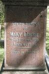 LAWRIE Mary 1835-1925