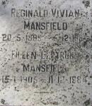 MANSFIELD Regineld Vivian 1899 1982 & Eileen Gertrude 1905-1984