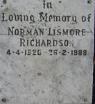 RICHARDSON Norman Lismore 1920-1988