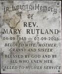 RUTLAND Mary 1945-2004