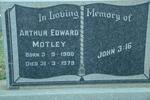MOTLEY Arthur Edward 1900-1979