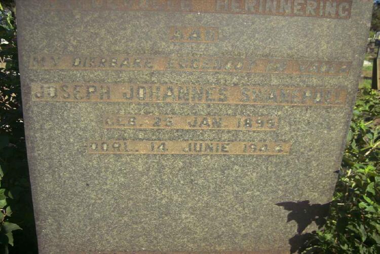 SWANEPOEL Joseph Johannes 1899-1944