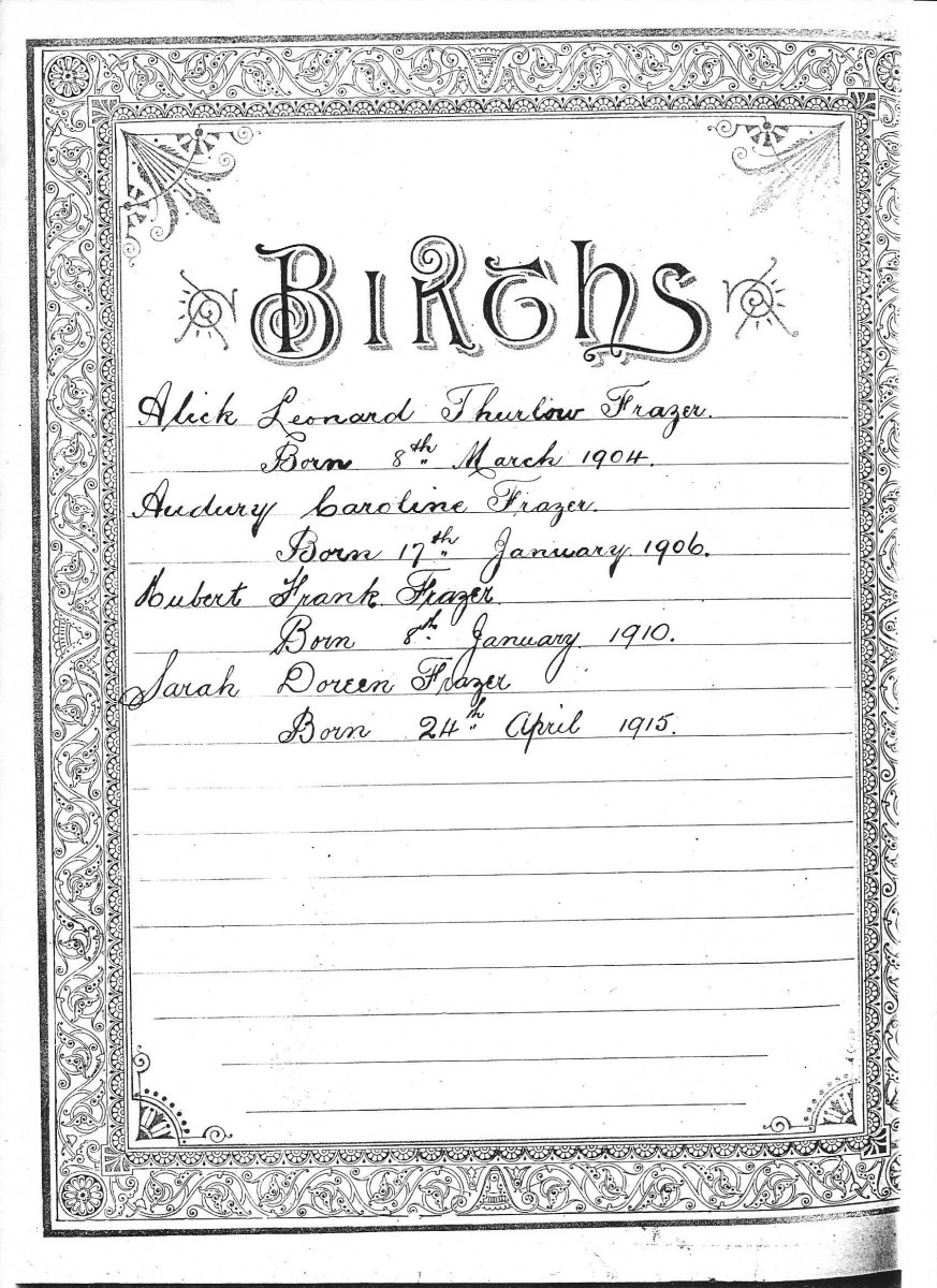 05_CA Frazer Bible Births 05_CA Frazer Bible Births