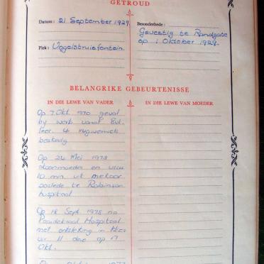 VREIJ Stephanus Petrus 1879-1944 en Helena Barnardina SCOTT 1878-1947